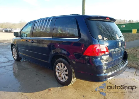 2013 Volkswagen Routan Se из США, поврежденный, VIN 2C4RVABG8DR725186